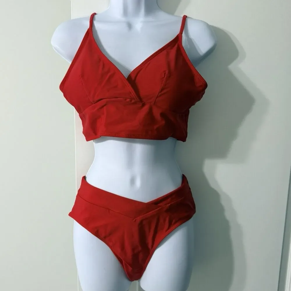 SHEIN Swim Wear 3 Pack | NWOT | XL | Red-Black-Blue | Bikini